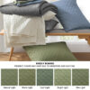 Homelike Moment Twin Quilt Set, Lightweight Quilt, Soft Twin XL Quilts Olive Green